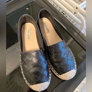 Steve Madden Black Espadrilles